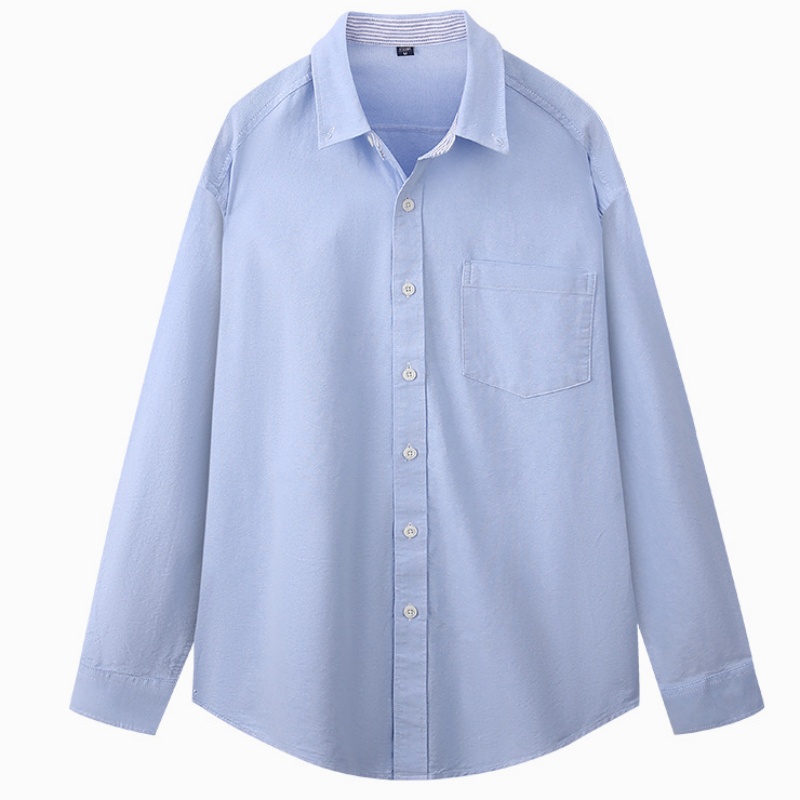 5XL أكسفورد 100% قميص قطني بكم - مراجعة Oxford Cotton Casual Shirt Business وسعره