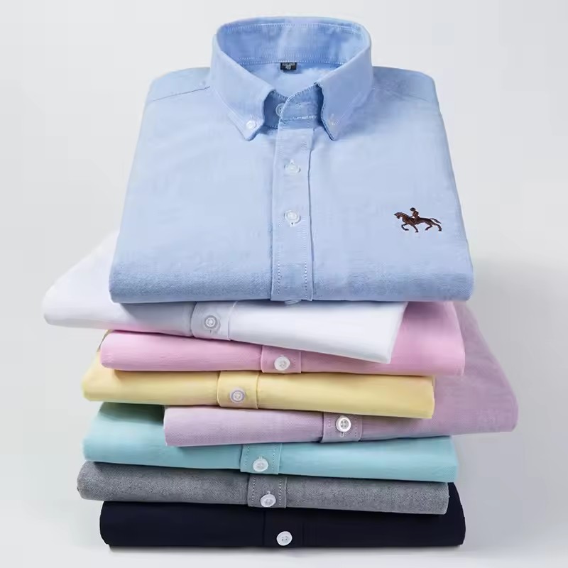 قمصان أوكسفورد رجالية 100% قطن - مراجعة Oxford Cotton Casual Shirt Business وسعره