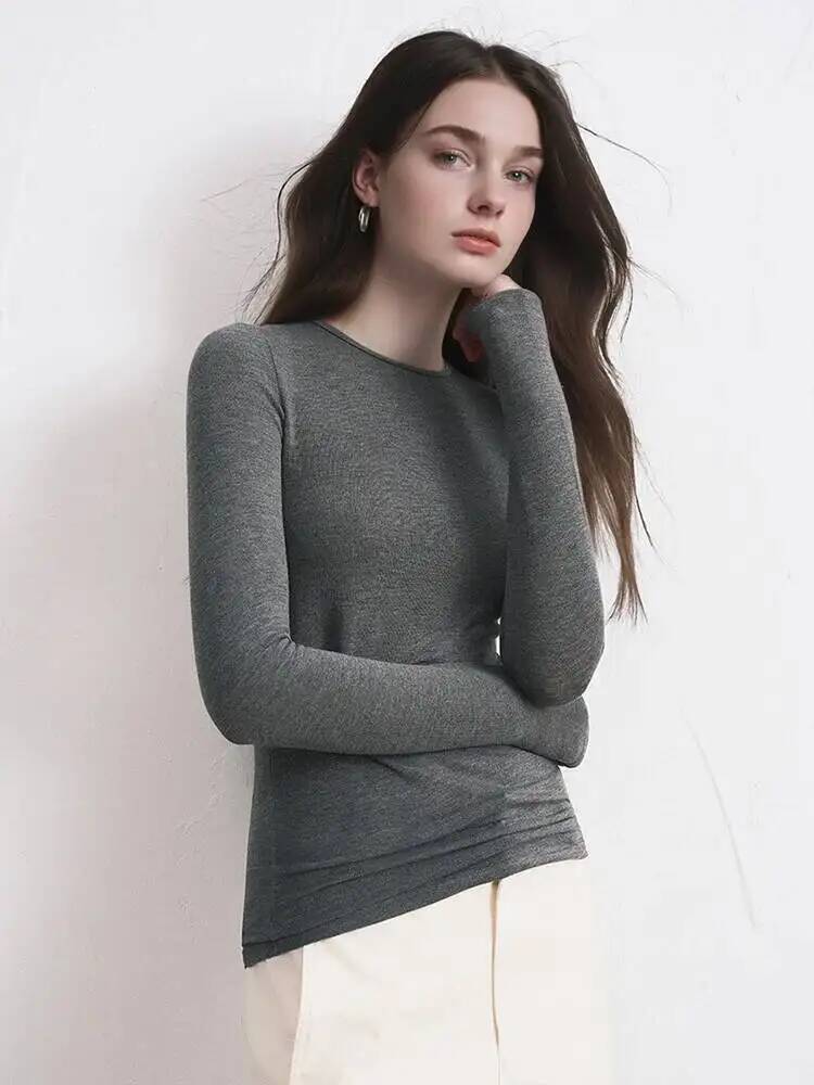 بلوزة نسائية من مزيج الكشمير ب - مراجعة T-Shirts وسعره
